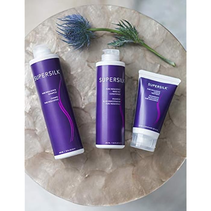 Brocato Supersilk Pure Indulgence Shampoo, 10 oz | Silky and Smooth | Smoothing and Moisturizing Shampoo Tames Curly & Frizzy Hair - Image 4