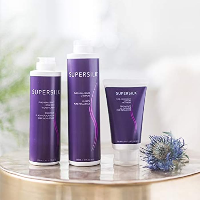 Brocato Supersilk Pure Indulgence Shampoo, 10 oz | Silky and Smooth | Smoothing and Moisturizing Shampoo Tames Curly & Frizzy Hair - Image 2