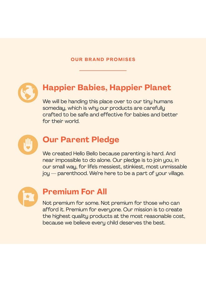 Hello Bello Premium Baby Diapers Size 1 I 32 Count Of Disposable, Extra-Absorbent, Hypoallergenic Baby Diapers With Snug And Comfort Fit I Alphabet Soup  - Image 3