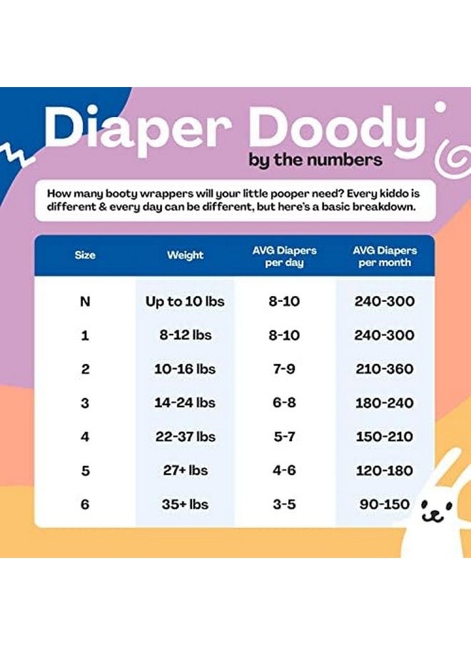 Hello Bello Premium Baby Diapers Size 1 I 32 Count Of Disposable, Extra-Absorbent, Hypoallergenic Baby Diapers With Snug And Comfort Fit I Alphabet Soup  - Image 2