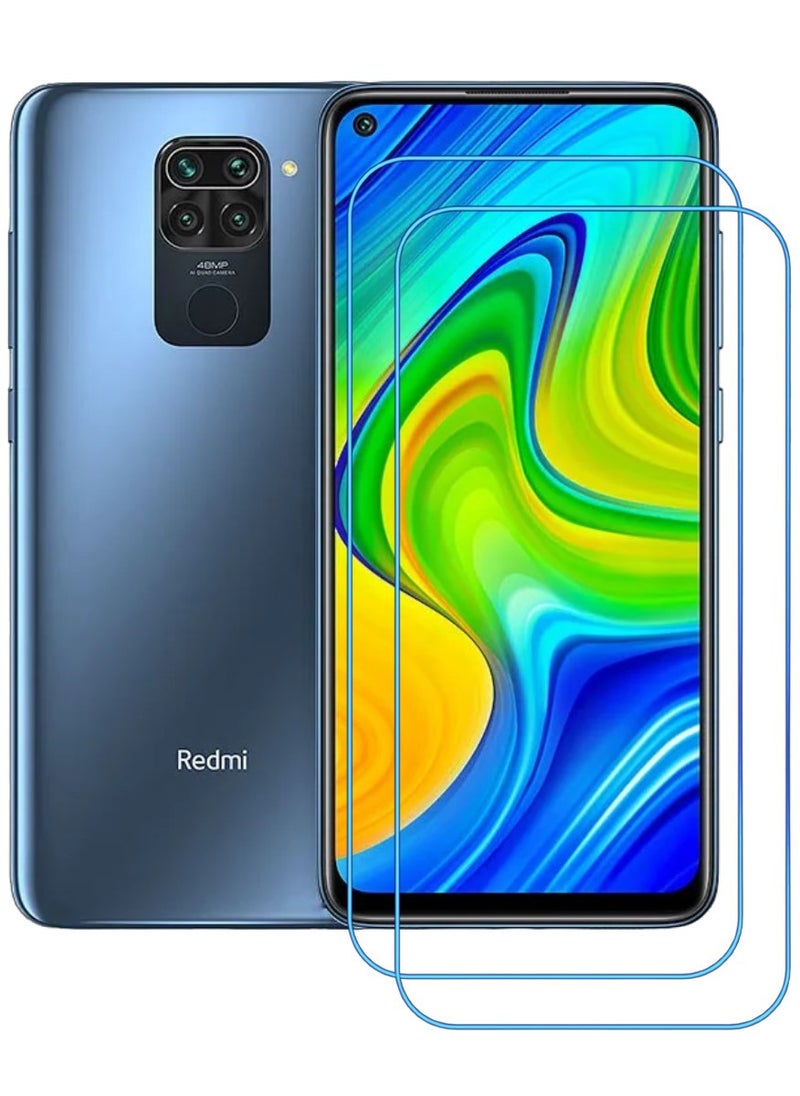 ACLIX 2 Pieces Antistatic ESD Dustproof Premium Quality High Definition Clear Tempered Glass Screen Protector Designed For Xiaomi Redmi Note 9 - Image 1