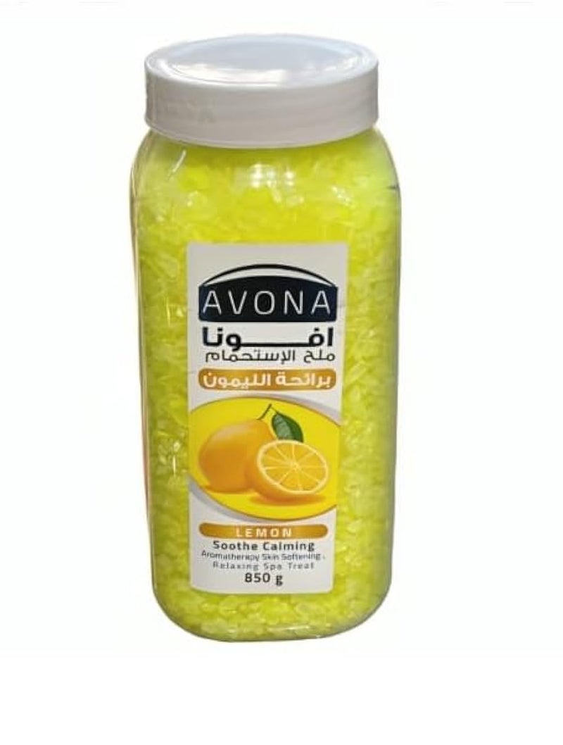 Bath Salt - Lemon - 850 gm - Image 1