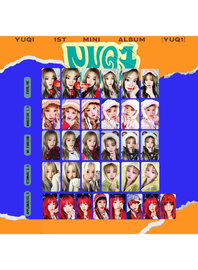 NIBEMINENT 6 Pcs Kpop (G)I-DLE YUQI 1st Mini Album MS FANSIGN EVENT Lomo Cards Card For Fans Collection Gifts - Image 2