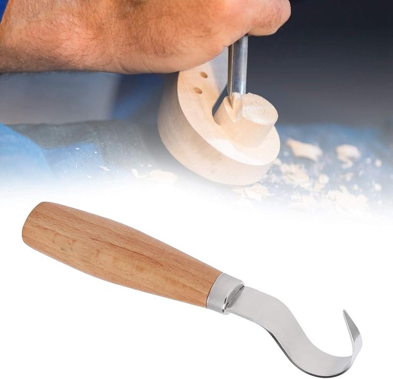 6.3 × 1.0 بوصة أداة إزميل خشب من الفولاذ عالي الكربون للأخشاب الصلبة ونحت الجوز - Image 5
