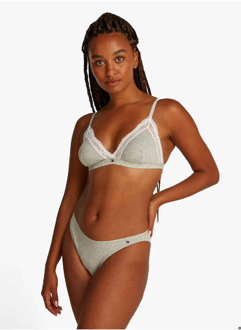 TOMMY HILFIGER Women's 3-Pack Hilfiger Flag Dipped Briefs - Cotton, Multicolour