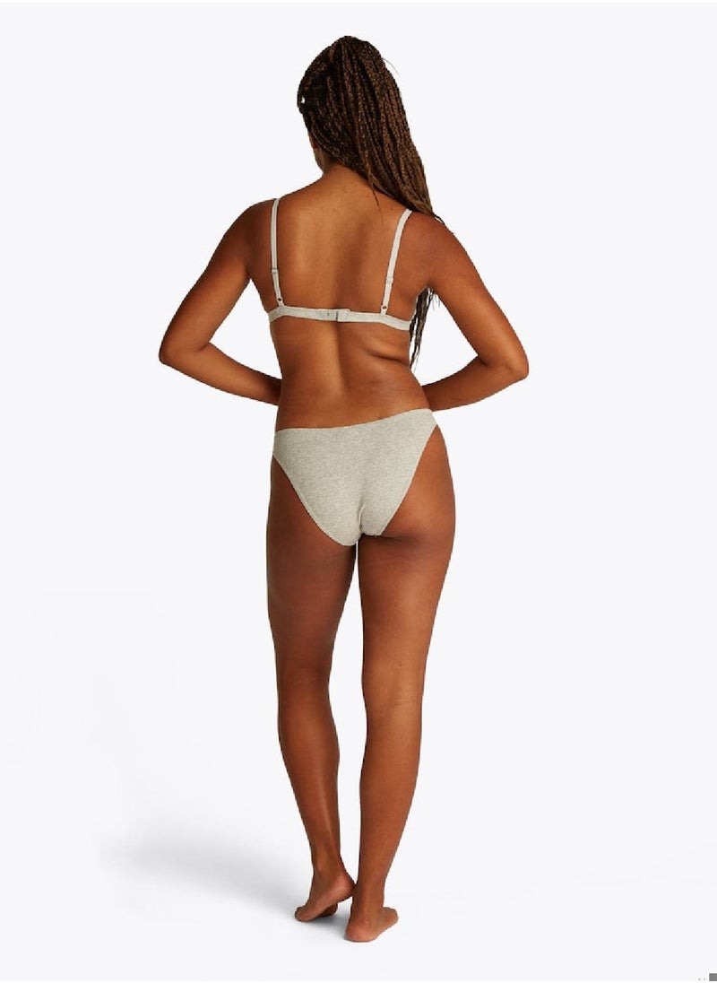 TOMMY HILFIGER Women's 3-Pack Hilfiger Flag Dipped Briefs - Cotton, Multicolour  - Image 4