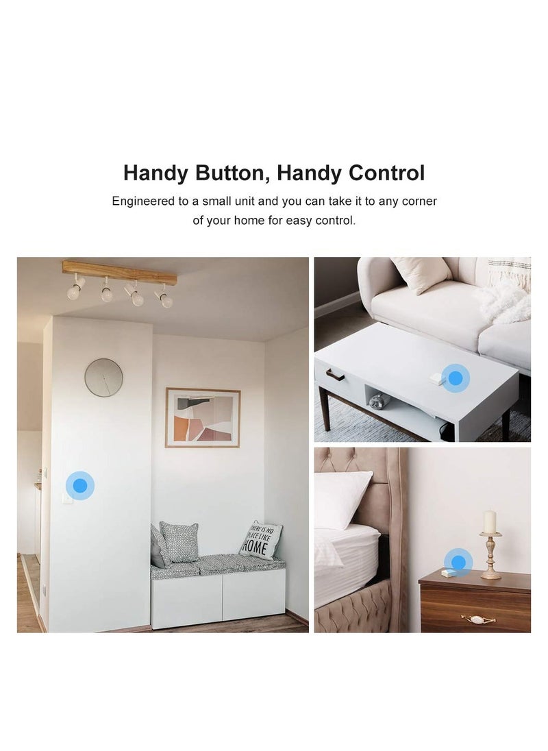 SYOSI - Zigbee Wireless Switch, Supports To Create Smart Scenes, Trigger the Connected Devices on Ewelink APP with Three Control Options, ZigBee Bridge Required(Battery Is Not Included) - Image 1