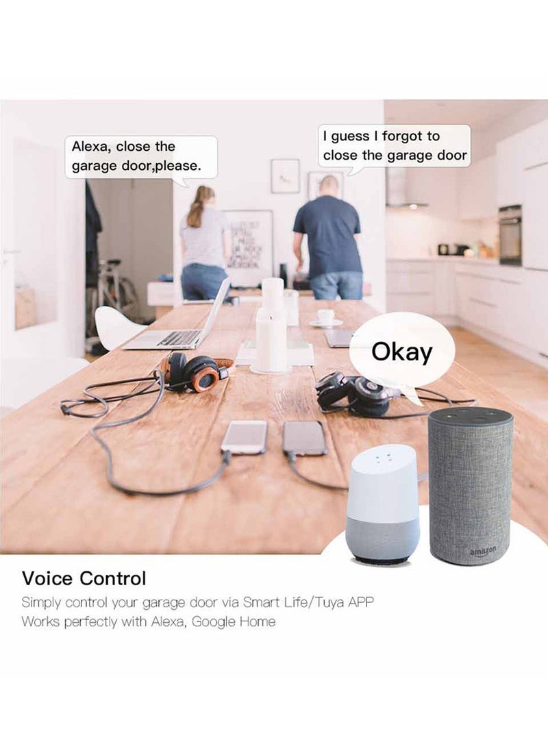 YOUGE - Smart WiFi Switch Garage Door Opener Controller Work,WIFI,with Alexa Echo Google Home Smart Life/Tuya APP Control No Hub Required - Image 1