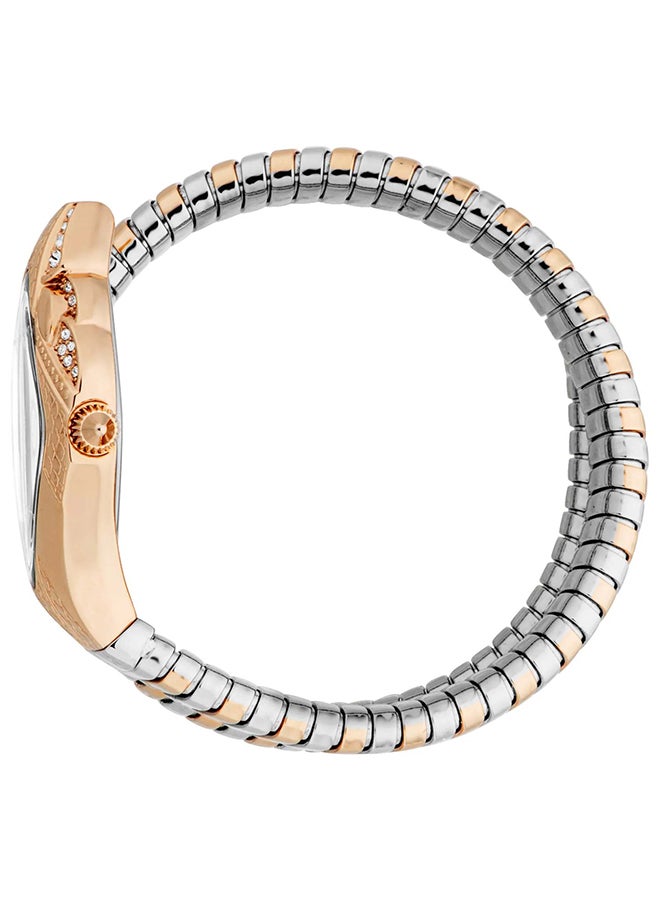 Just Cavalli جست كافالي ليدي سنيك فيروسي JC1L306M0075 - ساعة كوارتز أنثوية من الفولاذ المقاوم للصدأ ذات عقربين - Image 2