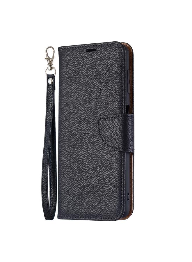 S-TOP Case For Samsung Galaxy A22 4G Litchi Texture Pure Color Horizontal Flip Leather Phone Case with Holder & Card Slots & Wallet & Lanyard - Image 2