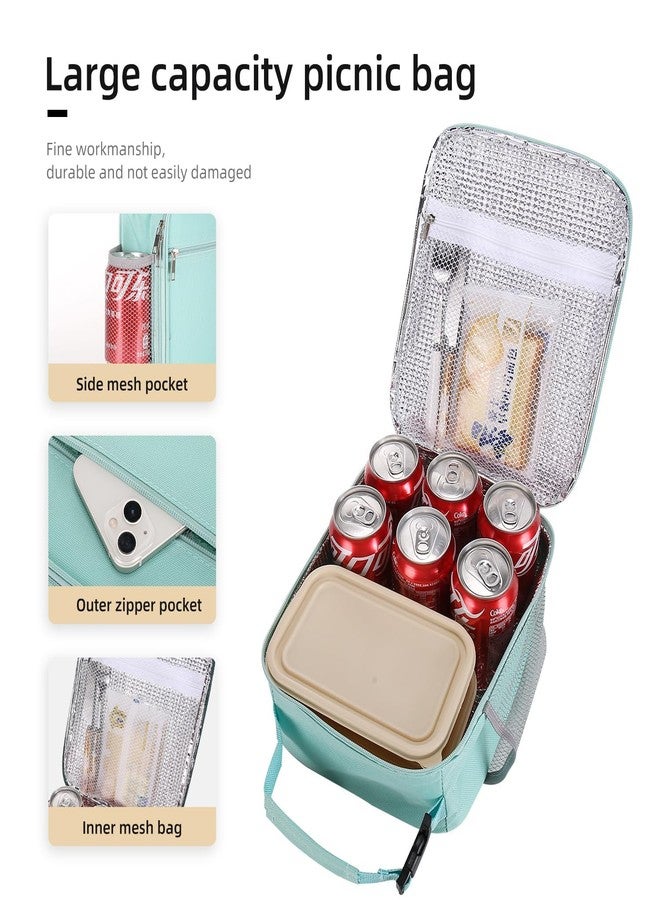 Lovoeo Lunch box Lunch bag for men women Insulated Lunchbox Lunch bags for Work Picnic Travel (baby blue) - Image 4