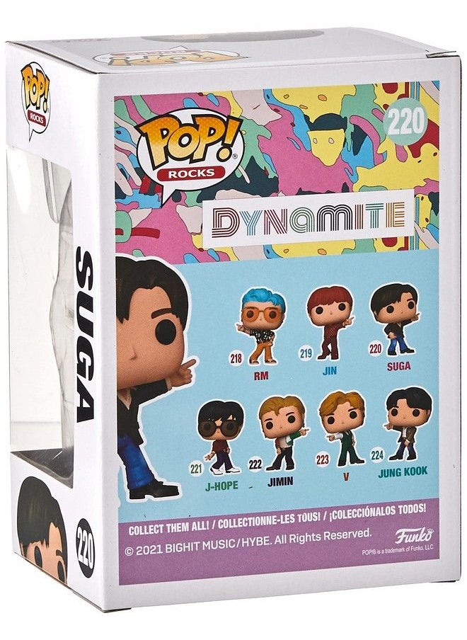 Funko Pop Rocks: Bts Dynamite Suga Multicolor Standard  - Image 5