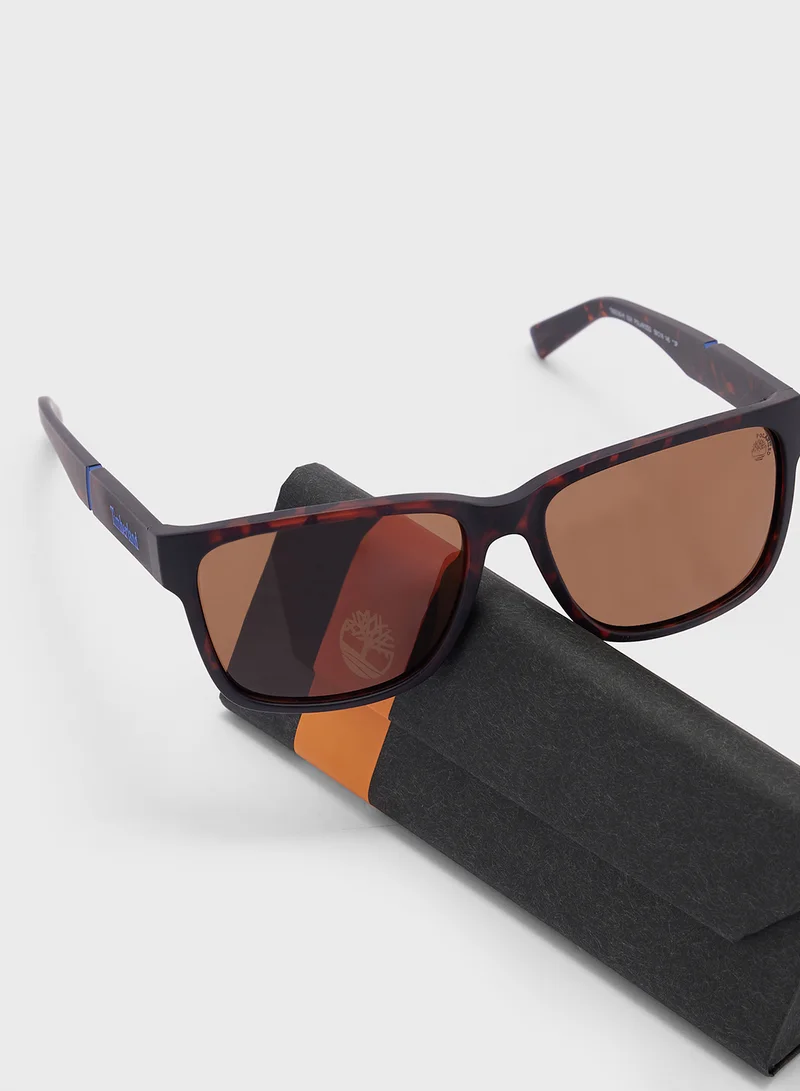 Timberland Uv Protected Wayfarer Polarized  Sunglasses