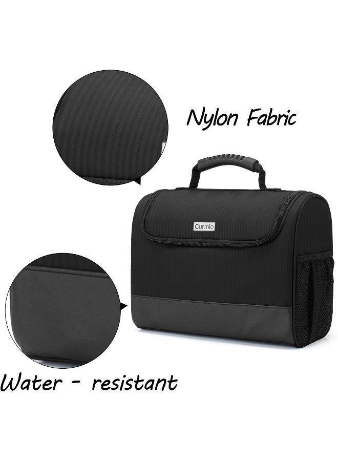 CURMIO CURMIO Bartender Kit Bag, Portable Travel Carrying Bag with Rubber Handle for Bar Tools Set, for Home Indoor Outdoor Patio Party, Black (Bag ONLY, Patent Pending) - Image 3
