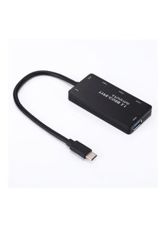 نيبمينينت موزِّع بـ4 منافذ USB Type-C 28سنتيمتر أسود  - Image 3