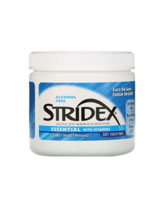 Stridex Acne Control Soft Touch Pads - 55 Pads - Image 2