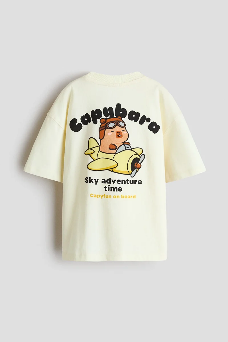 H&M Loose-fit printed T-shirt