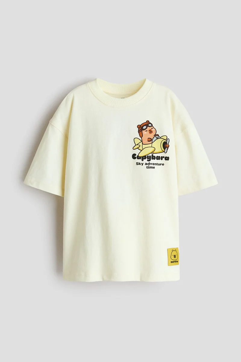 H&M Loose-fit printed T-shirt