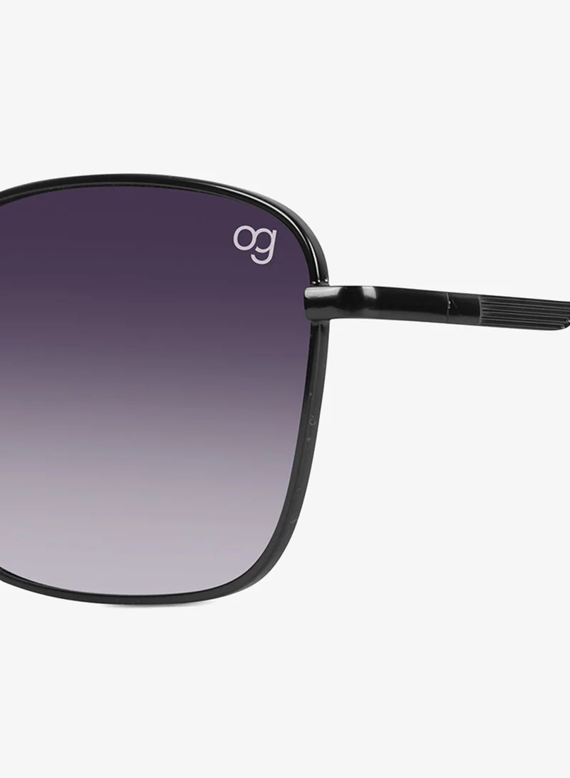Woggles  UV- Protected  Black Rectangle Sunglasses for Women | Best Price UAE