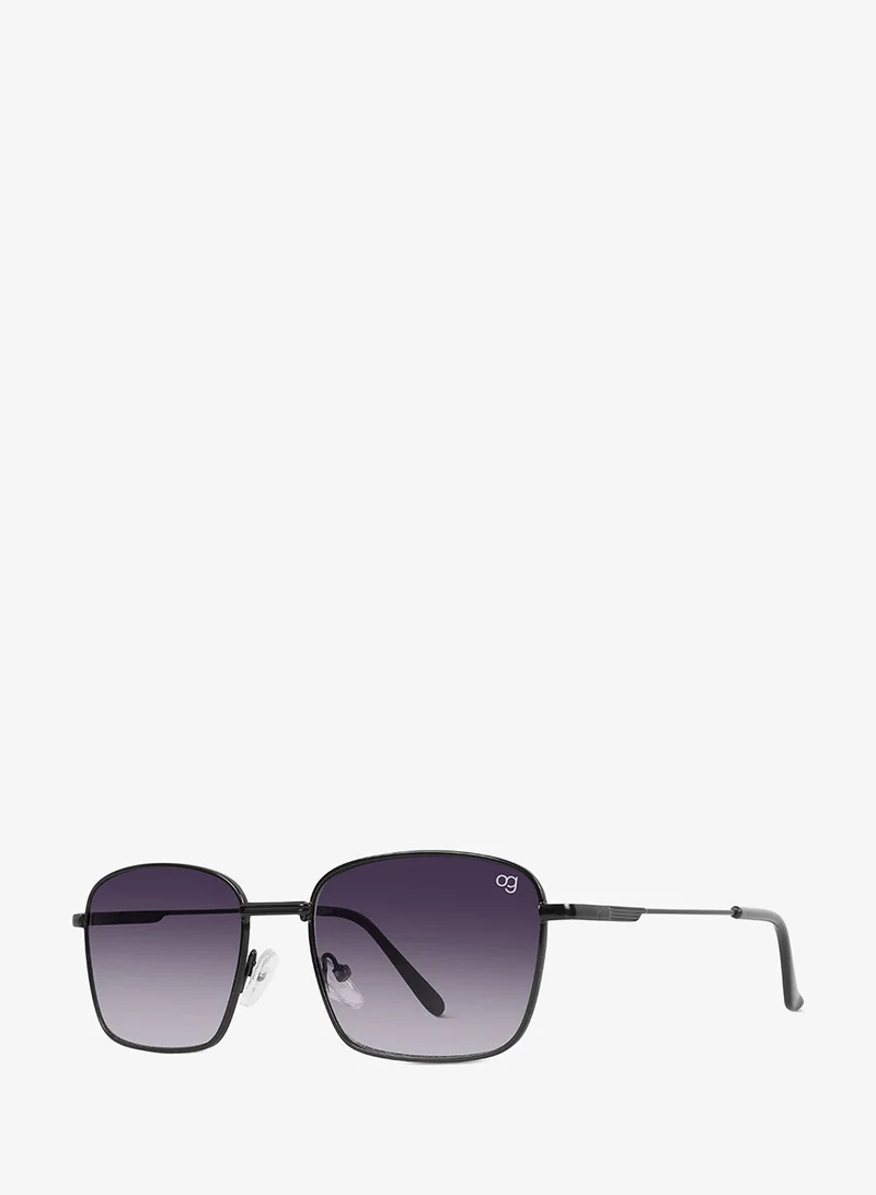 Woggles  UV- Protected  Black Rectangle Sunglasses for Women | Best Price UAE