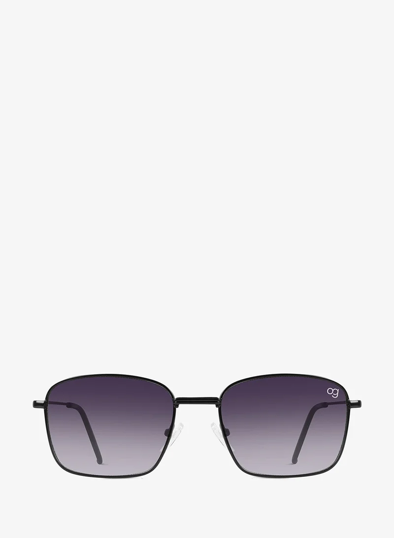 Woggles  UV- Protected  Black Rectangle Sunglasses for Women | Best Price UAE