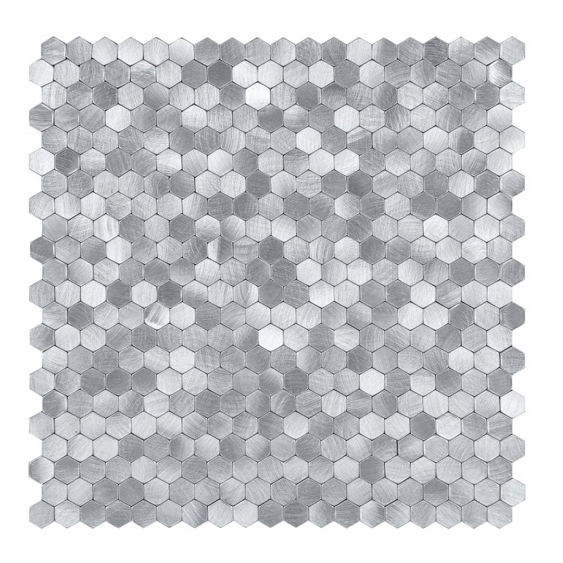 SELECT LIGHTING Select Metal Hexagon Peel and Stick Tiles w/10 Edges - Image 1