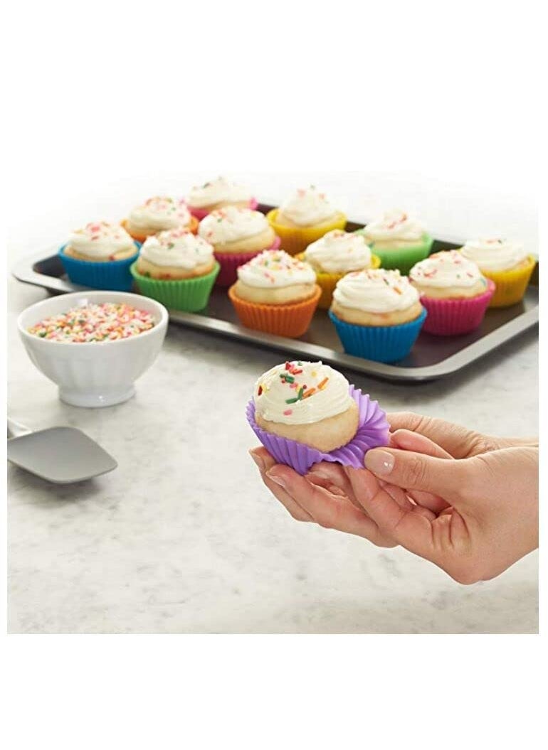 MoldBerry MoldBerry Silicone Baking Cup Set of 6 Multicolour  - Image 5