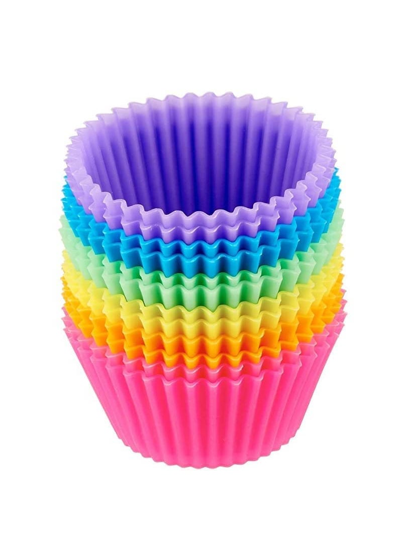 MoldBerry MoldBerry Silicone Baking Cup Set of 6 Multicolour  - Image 2