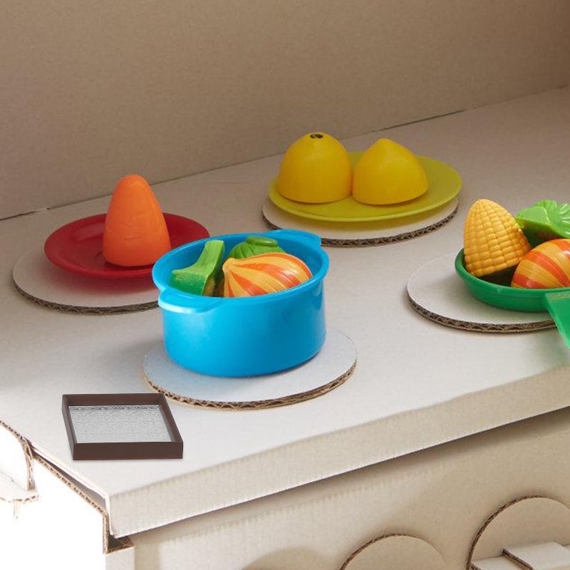 1 Set Miniature Tray Doll House Decorative Plate Model Mini House Tableware - Image 5