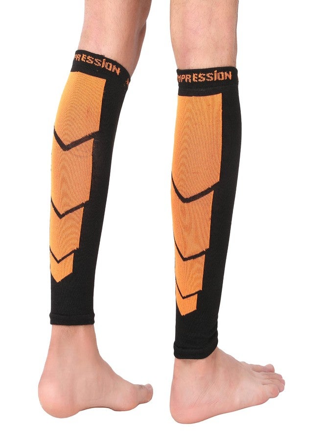 NEVER LOSE Calf Compression Sleeves for Men & Women, Unisex. Shin Splint Leg Sleeves. Graduated Compression for Calf Strains, Shin Splints and Varicose Veins,Recovery & Prevention (Medium) - Image 3