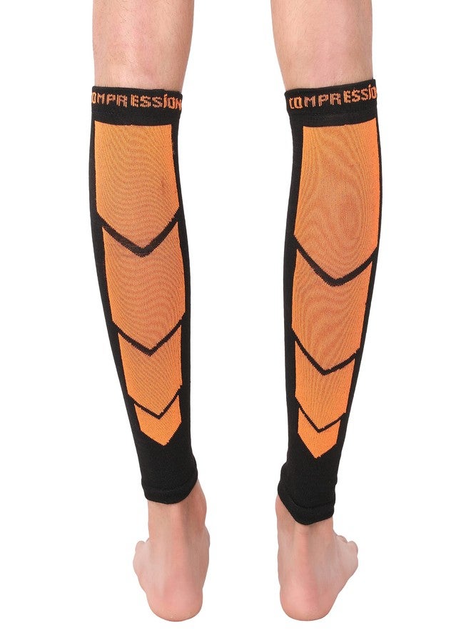 NEVER LOSE Calf Compression Sleeves for Men & Women, Unisex. Shin Splint Leg Sleeves. Graduated Compression for Calf Strains, Shin Splints and Varicose Veins,Recovery & Prevention (Medium) - Image 5