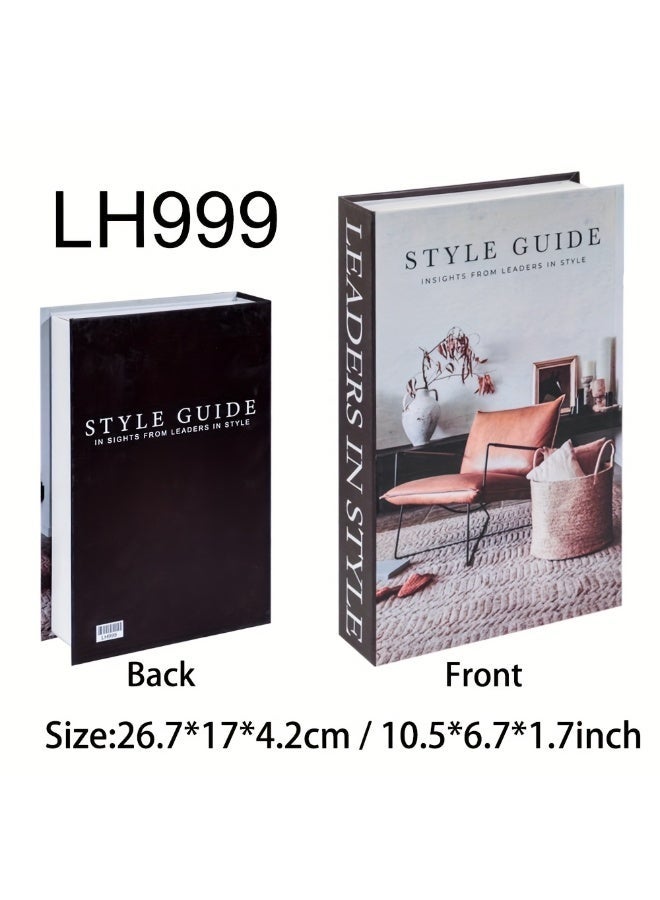 Set of 3 Decorative Faux Books for Home Décor – Modern Nordic Minimalist Fake Book Collection for Coffee Table, Bookshelf & Desktop Styling, Living Room, Bedroom, Office Decoration, Photography & Film Props, Stylish Stacked Display Ornament - Image 5