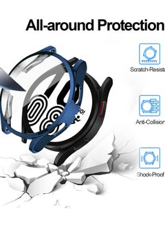 KASTWAVE Case for Galaxy Watch 4 44mm with Screen Protector 3 Pack Soft TPU Slim Fit Full Ultra Thin Scratch Resistant Bumper Simplicity Protective Cover Samsung 44mm Accessories  - Image 2