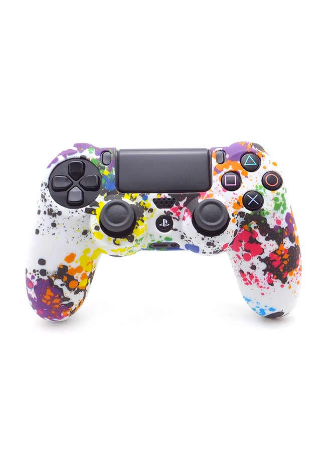 Skin Controller Game Silicone Protective Case Cover For Ps4 No Sticky Residue Multicolored 7+Years - Image 1