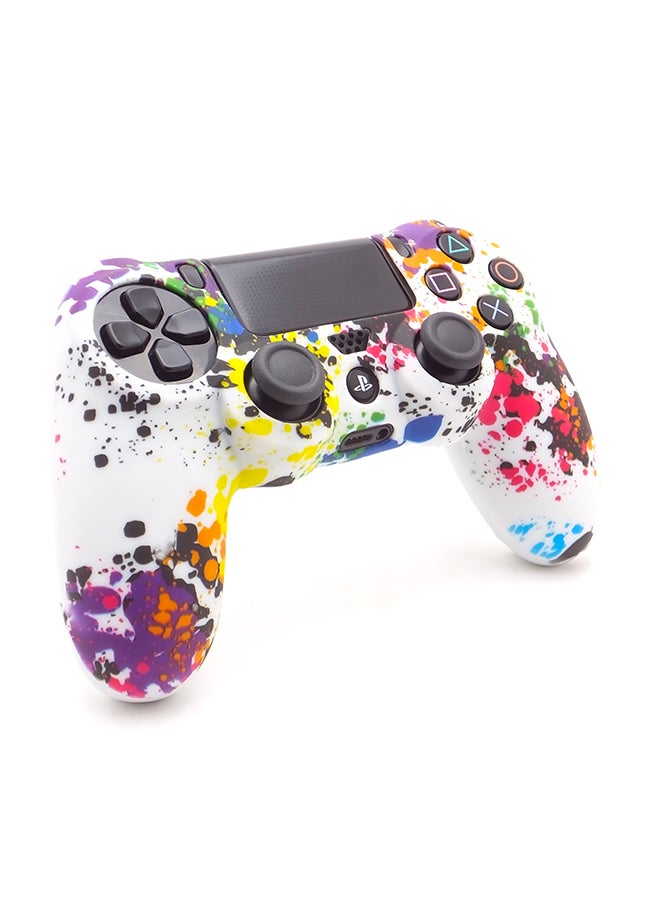 Skin Controller Game Silicone Protective Case Cover For Ps4 No Sticky Residue Multicolored 7+Years - Image 2