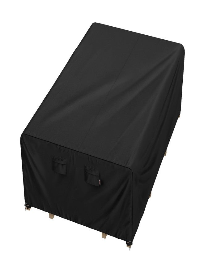 iBirdie أغطية طقم أثاث الفناء الخارجي من iBirdie، مقاس 110 × 56 بوصة، تناسب طاولات وكراسي الطعام الخارجية بمقاس 4 × 9 قدم، وعرض 56، 54، 52 بوصة، وطول 110، 108، 106 بوصة. غطاء مقاوم للماء والظروف الجوية، مصنوع من قماش 800D شديد التحمل. - Image 1