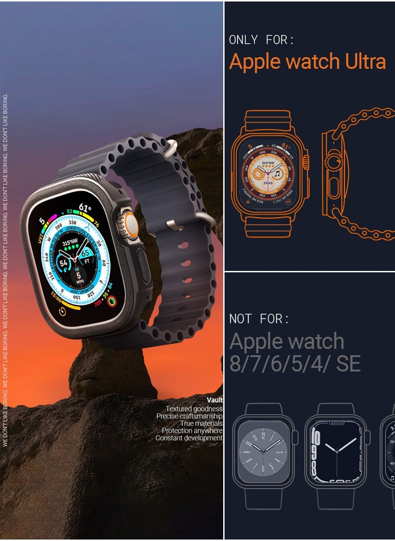 Caseology Vault for Apple Watch Ultra 2 Case / Apple Watch Ultra 49mm Case Cover - Matte Black  - Image 2