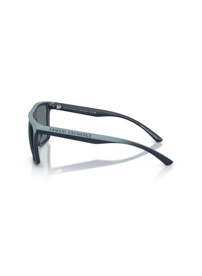 Armani Exchange Men Full Rim Square Sunglasses 0AX4162SU 57 - Image 2
