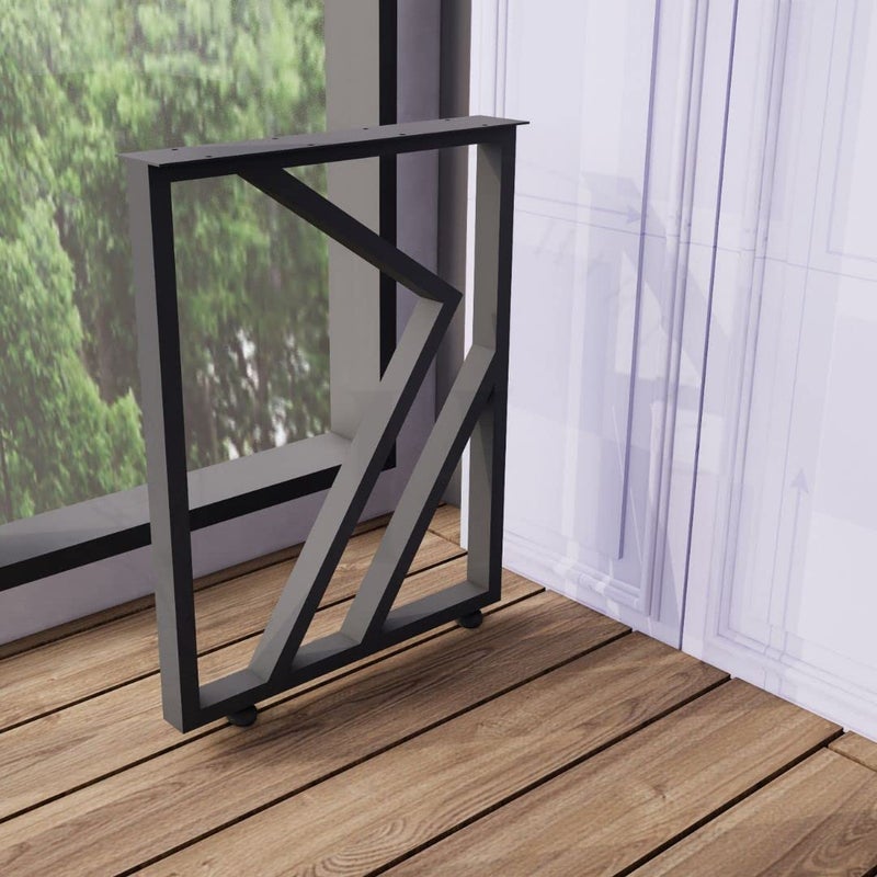 Ventuos KGroup Black Table Legs Mild Steel Table Legs for Computer eskTable Dining Table Legs 10 Shape Leg - Image 4