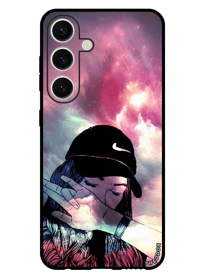 Theodor Protective Case Anti Scratch Shock Proof Bumper Cover For Samsung Galaxy S24 Girl Sob - Image 1
