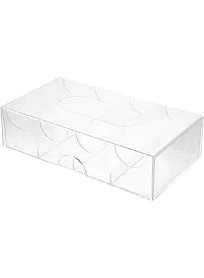 Large Capacity Transparent Acrylic Poker Chip Storage Box Organizer With Secure Buckle - Image 1