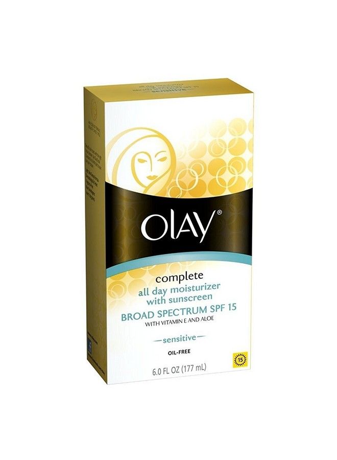 Olay Complete All Day Moisturizer Spf 15 Sensitive Skin 6 Oz - Image 1