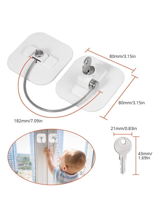 Fridge Lock For Kids Getlitool 2 Pcs Children Safety Refrigerator Lock With 4 Keys Zinc Alloy Fridge Locks For Adults Fridge Cable Restrictor Lock For Refrigerator Cabinets Drawers - pzsku/ZF90BFEF410EFFD699B65Z/45/_/1698514300/cc244fb6-6877-4c2b-bd02-00c3b5046d3a