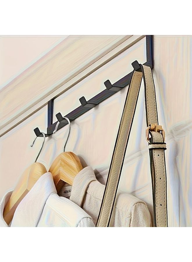 Wall Mounted Over Door Hanging Organizer Random Color Space Saving Storage Shelf - Image 5