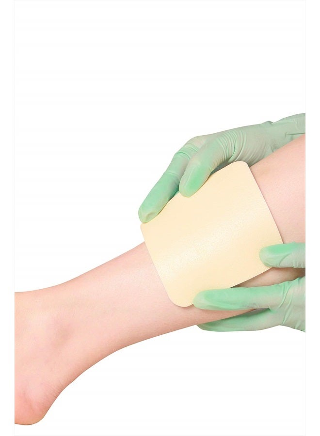 Dimora Silicone Foam Dressing Without Border 4"x 4" Highly Absorbent Adhesive Wound Bandage Cuttable Pads for Wound Care 5 Pack - Image 4
