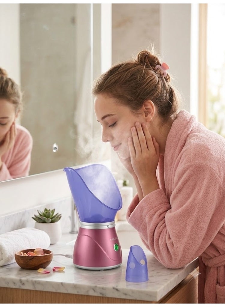 sokany SK-1079 Facial Steamer – Deep Pore Cleansing & Skin Hydration, Warm Steam Technology for Enhanced Radiance & Refreshment, Helps Remove Impurities and Excess Oils, Improves Absorption of Skincare Products, Gentle Daily Facial Care, Easy-to-Use Ergonomic Design, Spa-Like Treatment for Healthier-Looking Skin, Ideal for Everyday Home Use - Image 3