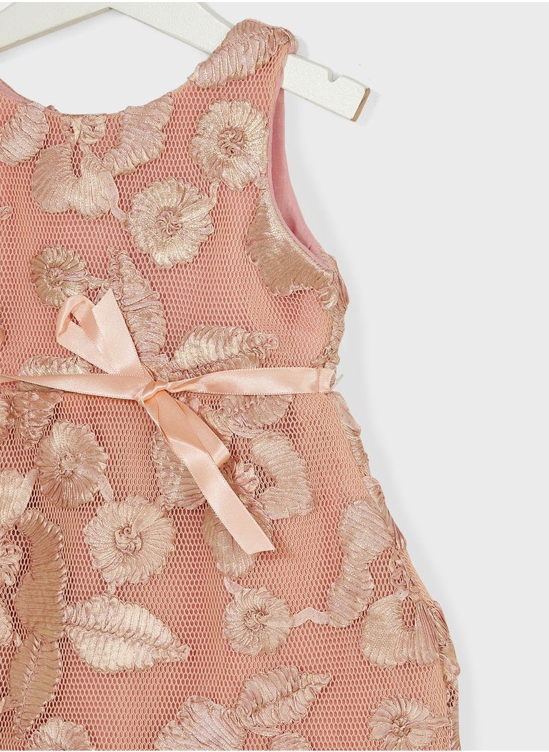 Many Frocks & Kids Floral Work Midi Dress  - Image 3
