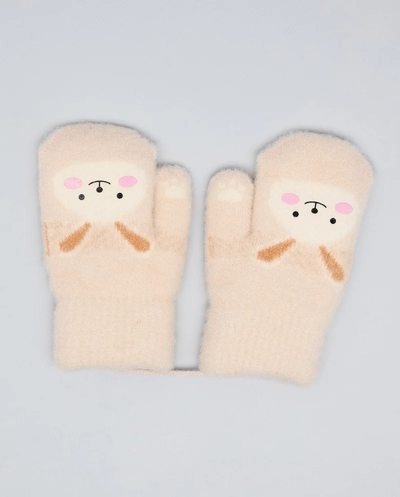 أر أند بي Printed Winter Gloves