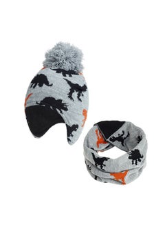 Source factory  e-commerce childrens baby scarf 2-piece set dinosaur ear protection plus velvet hat scarfLight gray M 1-3 years old Light gray M 1-3 years old - pzsku/ZF90C5DE0C62E7822409AZ/45/_/1720116487/0afdbca3-168e-4a1a-aa65-9f07a8cfa773