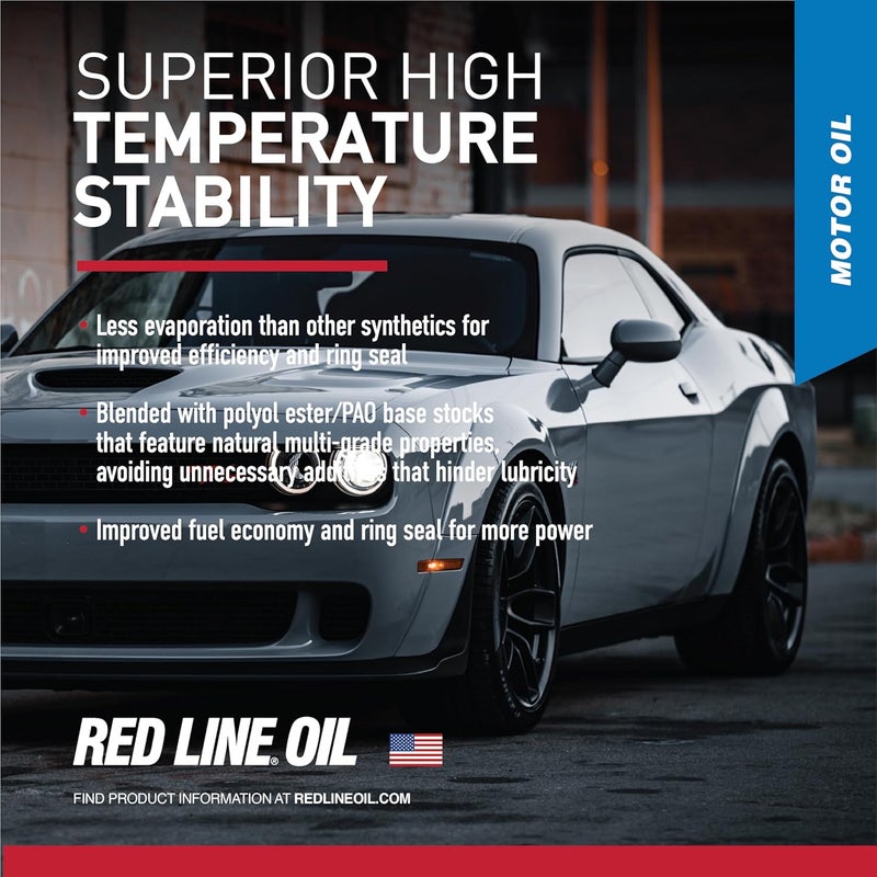 Red Line زيت محرك ريد لاين 11804 0W-20 - زجاجة سعة 1 كوارت - Image 5